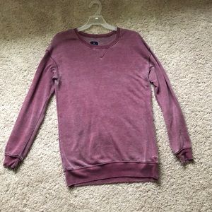 American Eagle maroon jegging sweatshirt